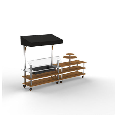 Steelite MGCMLE04BSBW - Display Station, Modular, Mogogo