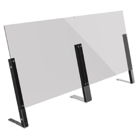 Steelite MGCDVO03CSAS Mogogo Buffet Solutions V-Shield 70"L X 35-1/2"H Double Wide