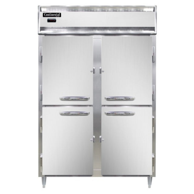 Continental Refrigerator DL2W-PT-HD-SD-GD Designer Line Heated Cabinet 50 Cubic Ft. Capacity