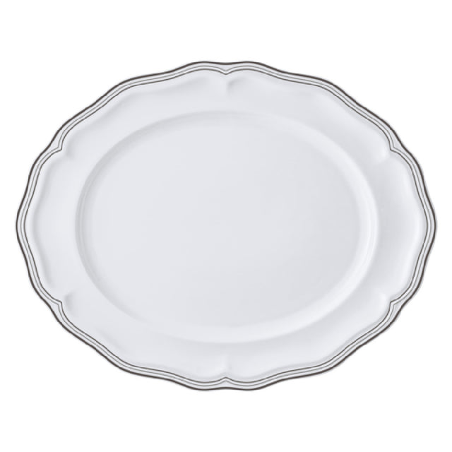 Steelite 62582FP817 Oval Platter 13.0" X 10.5" X 1.0" Adelina