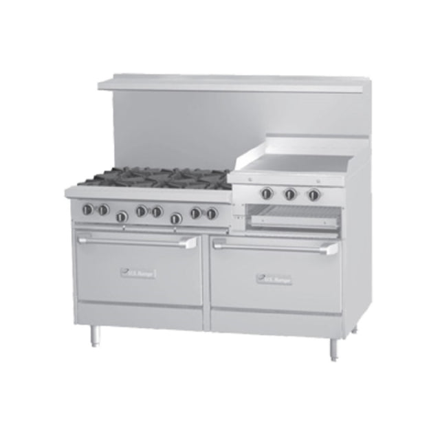 Garland U60-6R24RR_LP U Series Restaurant Range Gas 60"