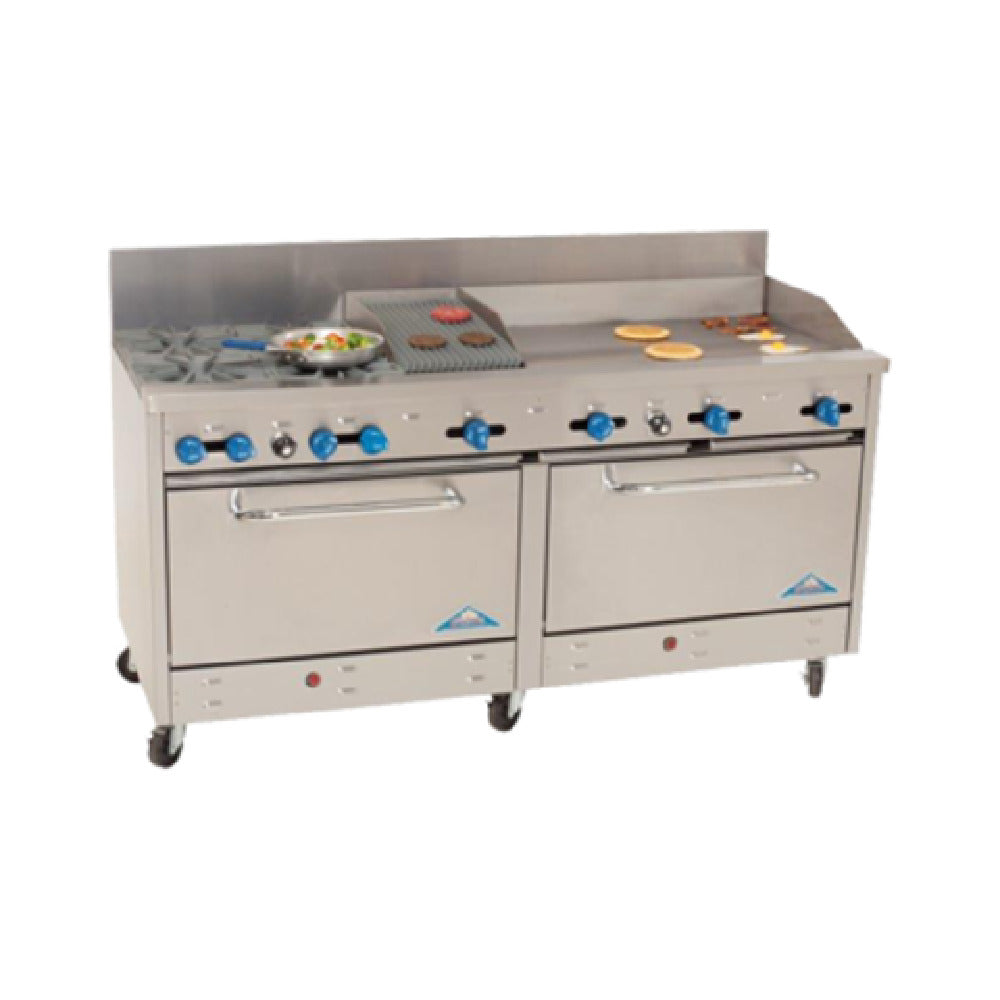 Comstock-Castle 2F330-36-1RB Range Gas 72" Wide