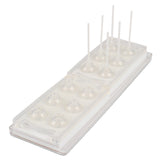 JB Prince M616 Multi-Flex Mold System 15" X 4-1/2" X 1-1/2" Tray (2) Molds With (6) 1" Dia. Spheres Each