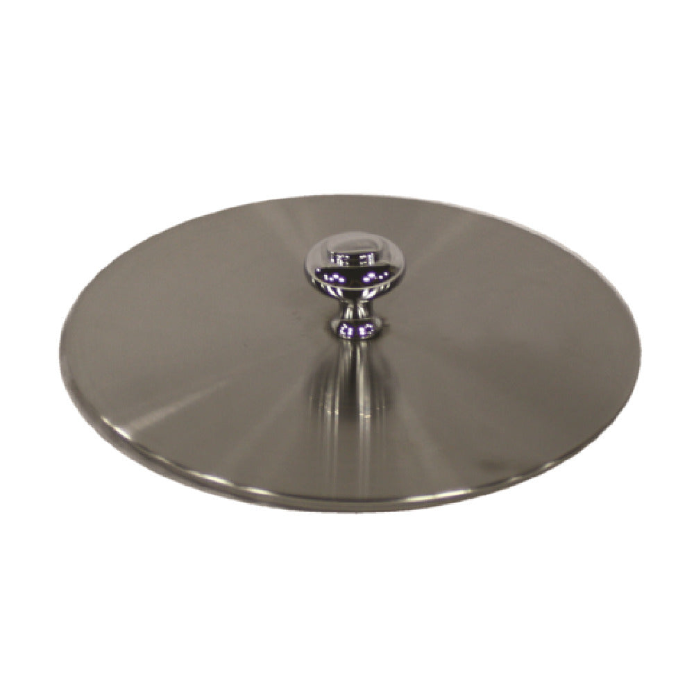 Service Ideas IBSQLID Service Ideas Stainless Ice Bucket Replacement Lid Brushed Stainless