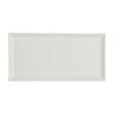 Steelite 51109ST3209 Tray 9.375" X 4.625" X 0.75" White Album