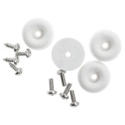 Hubert 87649 - Replacement Feet, For Cheese Slicer #50133 & #69949, Includes (4) Each: Rubber Feet & Screws