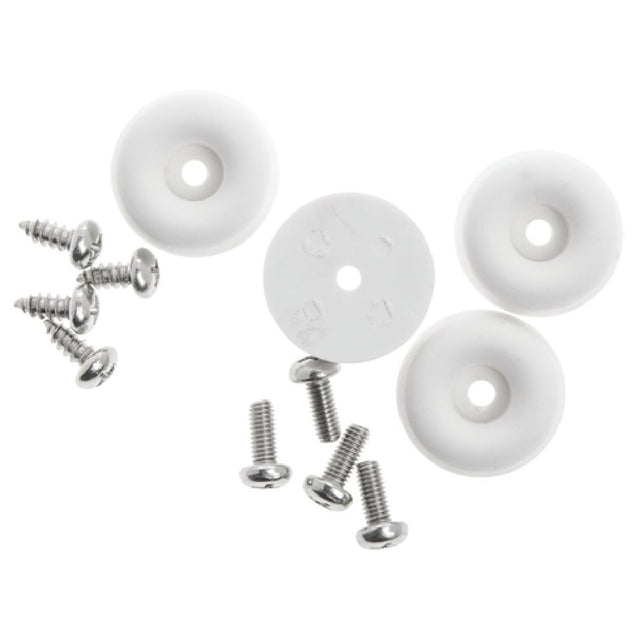 Hubert 87649 - Replacement Feet, For Cheese Slicer #50133 & #69949, Includes (4) Each: Rubber Feet & Screws
