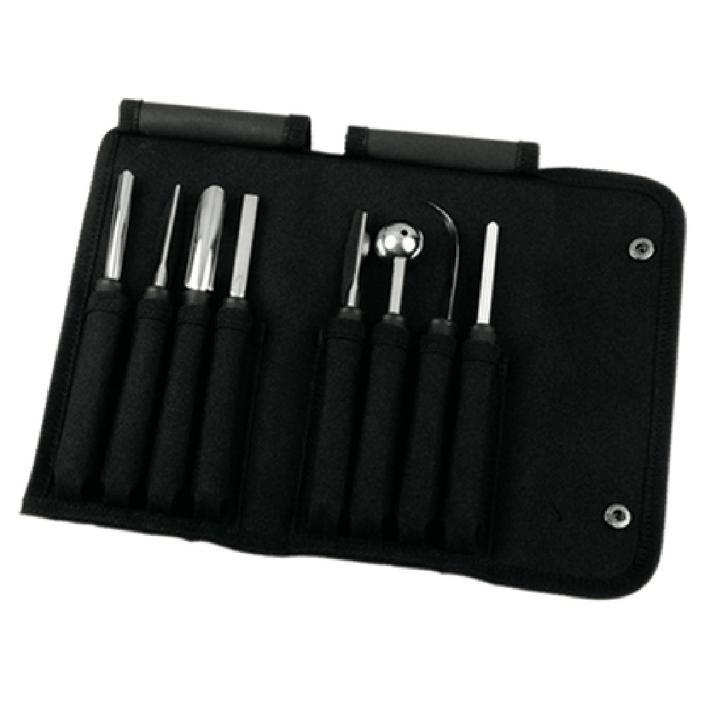 Mercer Culinary M15990 Carving Tool Set 9-piece Includes: (5) Carving Tools