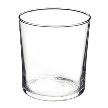 Steelite 4912Q015 Medium Glass 12-1/2 Oz. (H 3-1/2" M 3-3/8" T 3-3/8" B 2-7/8") Tempered