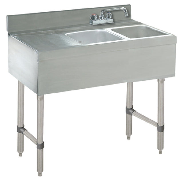 Advance Tabco CRB-42R Underbar Basics™ Sink Unit 2-compartment 48"W X 21"D X 33"H Overall