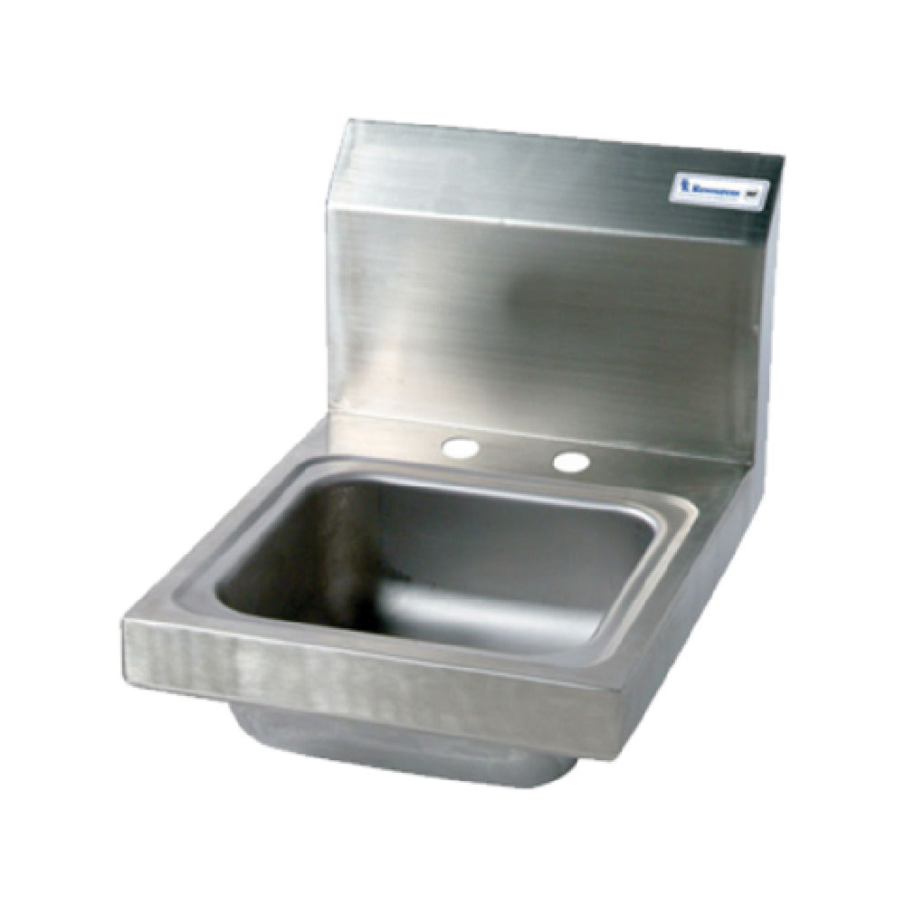 BK Resources BKHS-D-SS Space Saver Hand Sink Wall Mount 9" Wide X 9" Front-to-back X 5" Deep Bowl