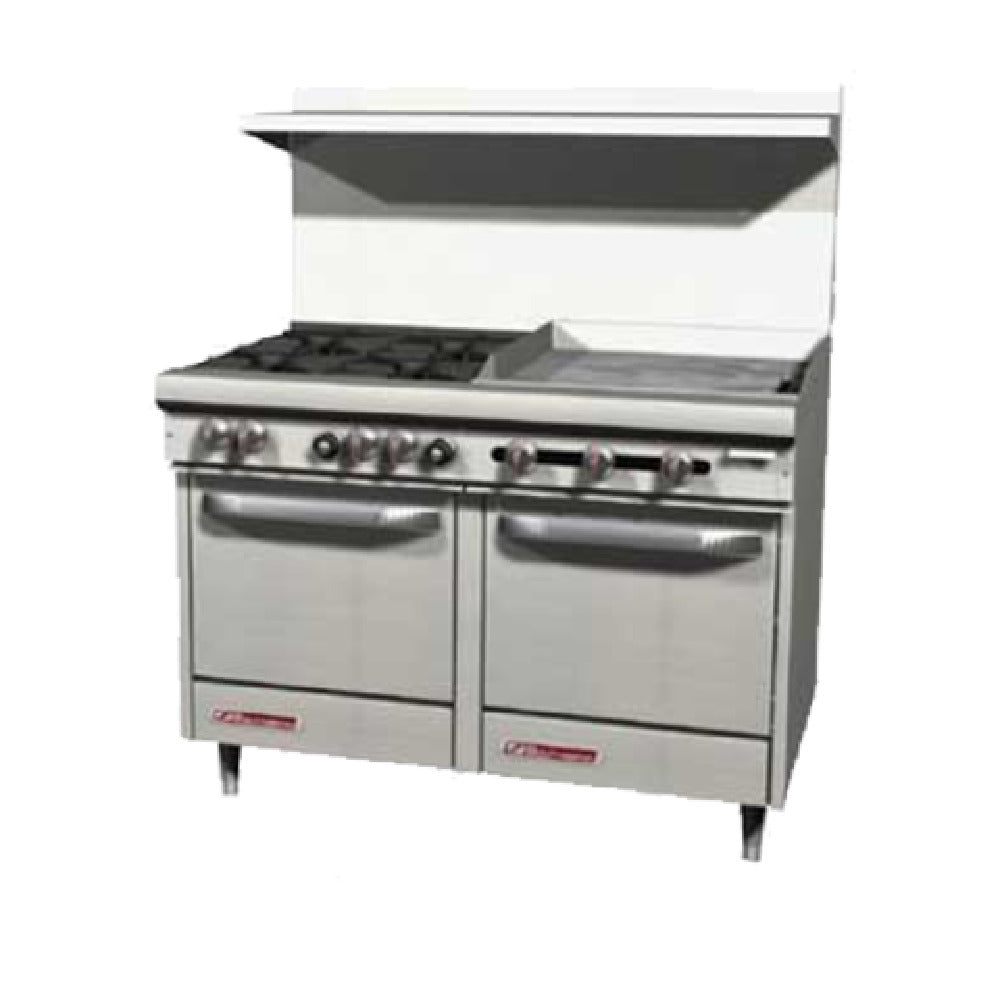 Southbend S48EE-3TR_NAT S-Series Restaurant Range Gas 48"