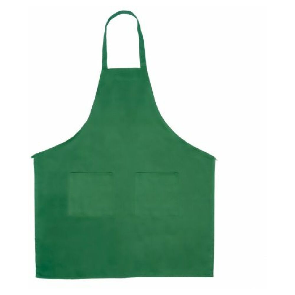 Chef Approved 167601BACHG Bib Apron 34" X 30" (2) Front Pockets