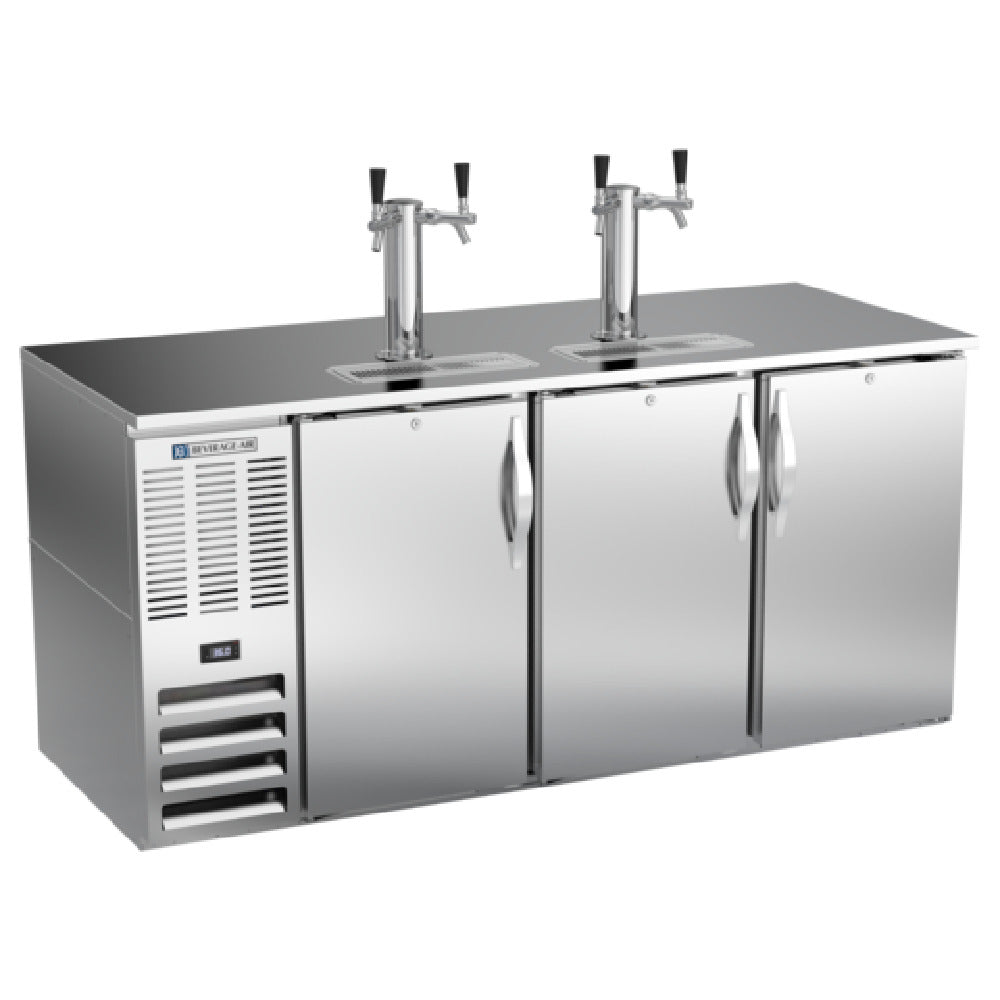 Beverage Air DD72HC-1-S - Draft Beer Cooler, 72"W, 24-3/8"D