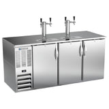 Beverage Air DD72HC-1-S - Draft Beer Cooler, 72"W, 24-3/8"D