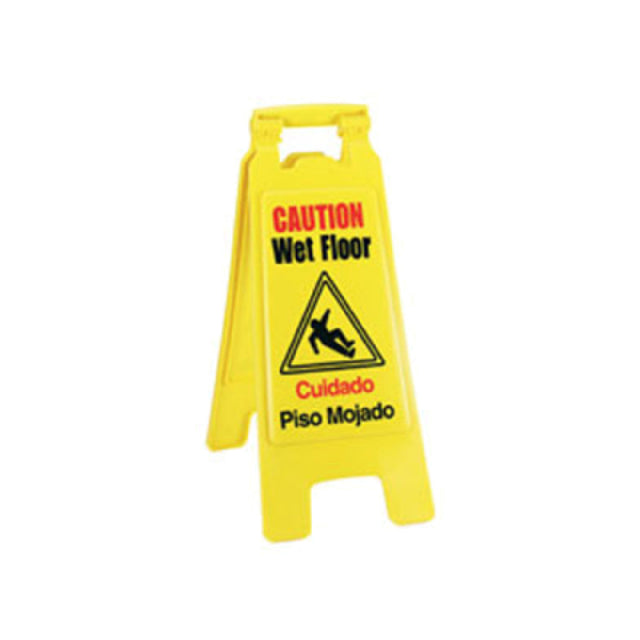 Crestware WFS Floor Sign "CAUTION Wet Floor" Hinged