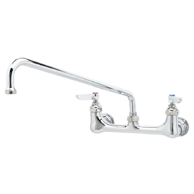 T&S Brass B-2299 Mixing Faucet Wall Mount 8" Adjustable Centers