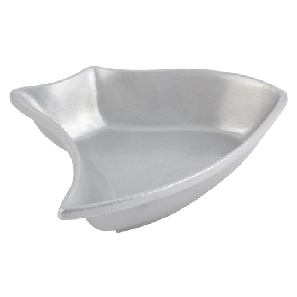 Bon Chef 70008 Futura Platter 13-1/2" X 2-1/2" Aluminum With Pewter Glo Finish