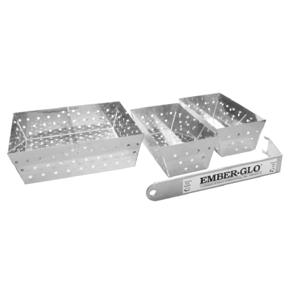 EmberGlo 5608-70 "3 In 1" Steam Basket Kit (1) 1/2 Size & (2) 1/4 Size Baskets