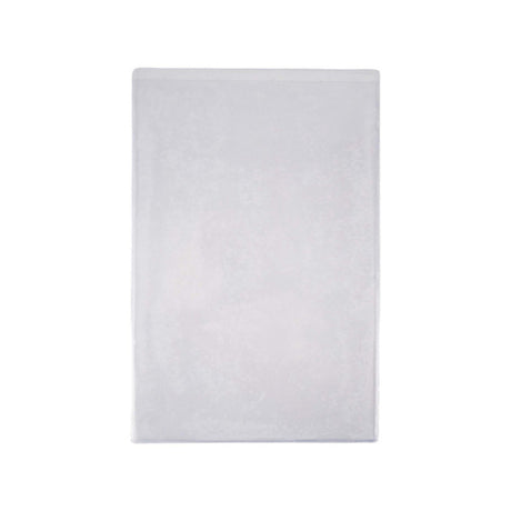 Risch 100 8.5X14 12GA Clear Vinyl Menu Cover 8-1/2" X 14" 12 Gauge Single Pocket Holds 2 Sheets Of Paper