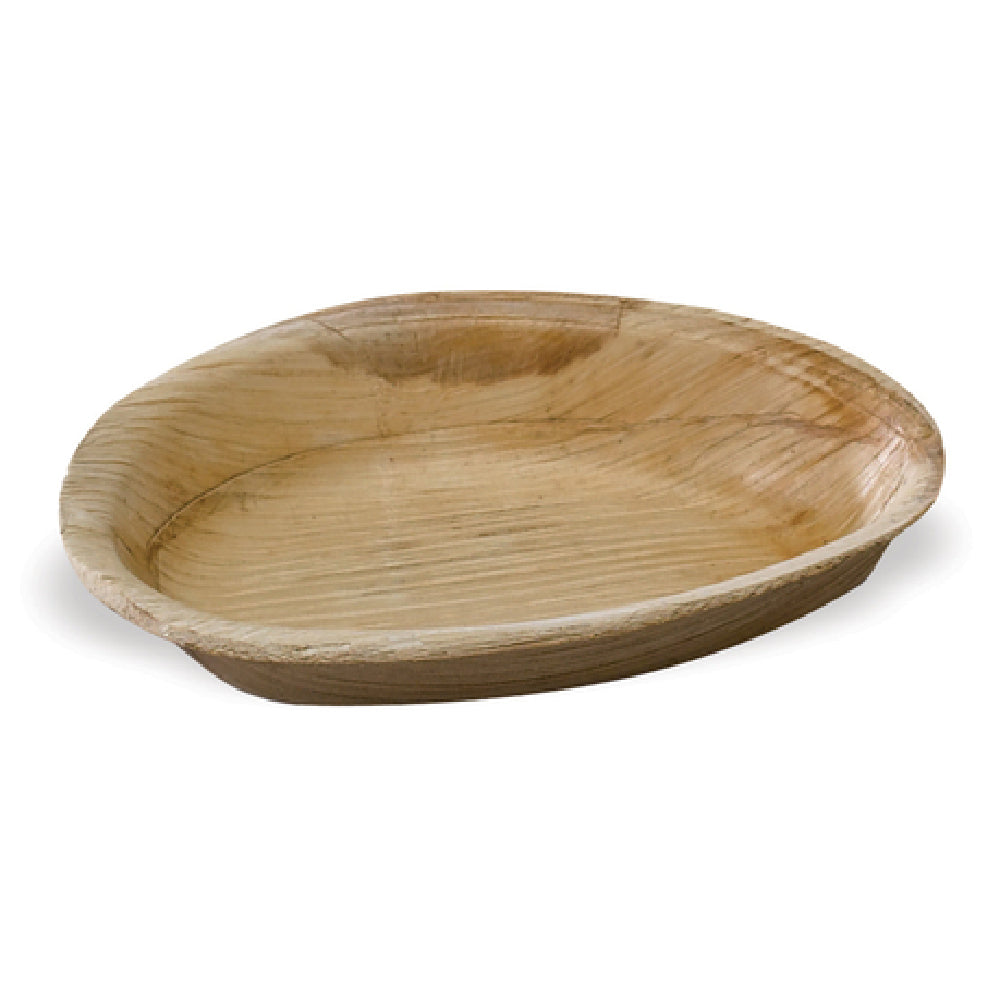 PacknWood 210BBAEG19 - Areca Palmegg Medium Plate, 7.5" X 4.7", Egg Shaped
