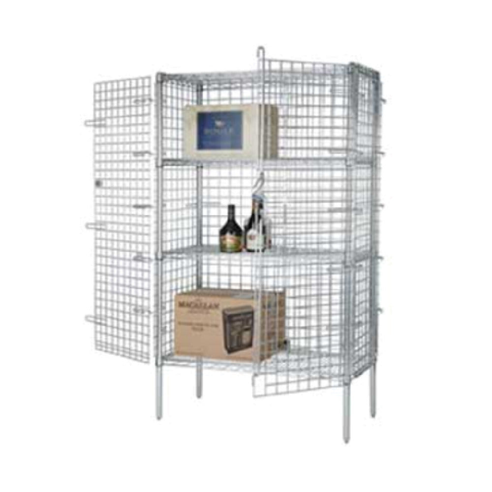 1880 Hospitality FSEC246063 Focus Foodservice Security Cage Kit 24" X 60" X 63"H