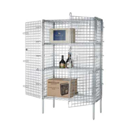 1880 Hospitality FSEC246063 Focus Foodservice Security Cage Kit 24" X 60" X 63"H