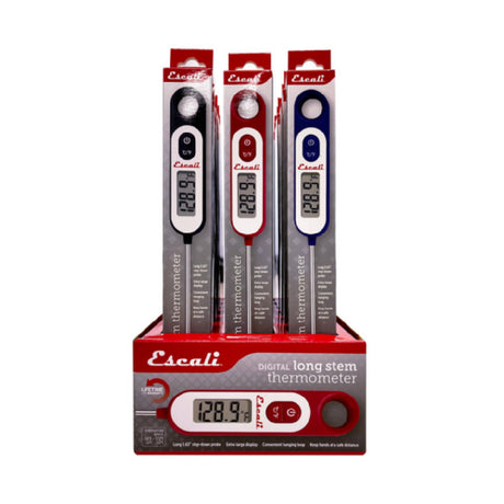 Carlisle THDGLSPK18 San Jamar Escali Digital Long Stem Thermometer 5.6" Probe