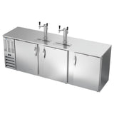 Beverage Air DDN94HC-S - Draft Beer Cooler, 94"W X 26-3/8"D X 49-5/16"H, 27.191 Cu. Ft.