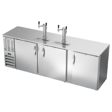 Beverage Air DDN94HC-S - Draft Beer Cooler, 94"W X 26-3/8"D X 49-5/16"H, 27.191 Cu. Ft.