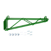 Hubert 53289 - CenPro Double Wall Mounting Bracket For Green Epoxy Wire Shelving