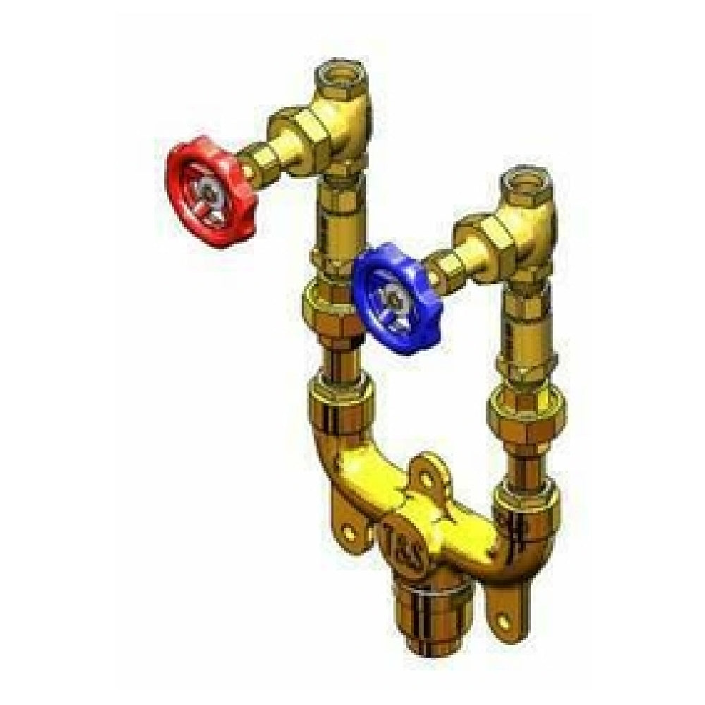 T&S Brass MV-0771-11N Mixing Valve Assembly (2) Check Valves (2) Globe Valves