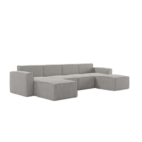 Flash Furniture IS-IT2231-6PCSEC-GRY-GG Bridgetown Luxury Modular Sectional Sofa