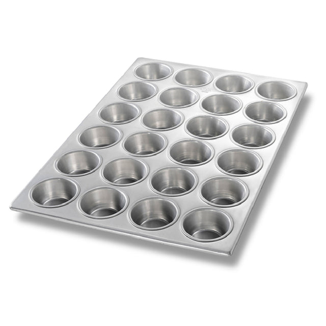 Chicago Metallic 46520 Cupcake Pan 14-1/8" X 20-3/4" Overall Makes (24) 2-3/4" Dia. Cakes