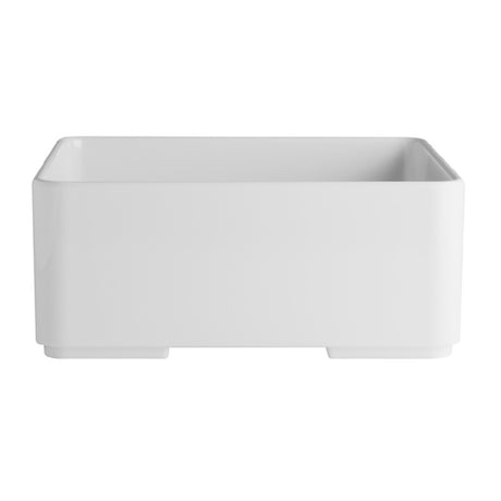 Steelite 7185TM602 Large Square Insert 6 5/8 In X 6 5/8 In X 2 3/4 In (48 Oz 1 1/2 Qt) Creations Melamine