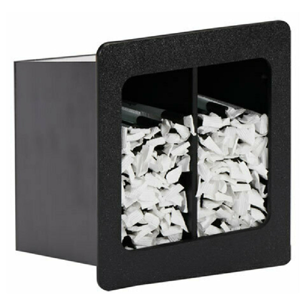 Dispense Rite FMVS-2SBT Straw Organizer Built In 2 Section