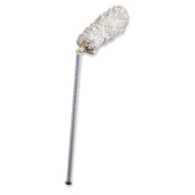 Rubbermaid FGT12000GY00 - Overhead Dusting Tool, Angled Launderable Head, 51"L Extension Handle