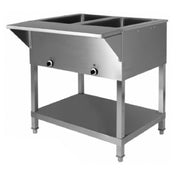 Klinger's Trading SW2H120 Sealed Well Electric Table Stationary 2-pan