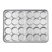 TableCraft Products 13524 - Hamburger Bun Pan, 26"W X 18-3/4"D X 1-1/2"H, 24 Moulds (6 Groups Of 4)