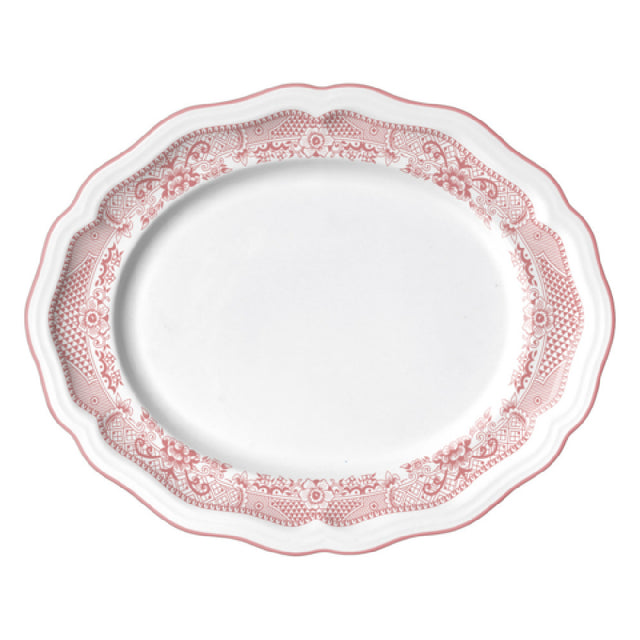 Steelite 62564FP817 Oval Platter 13.0" X 10.5" X 1.0" Adelina