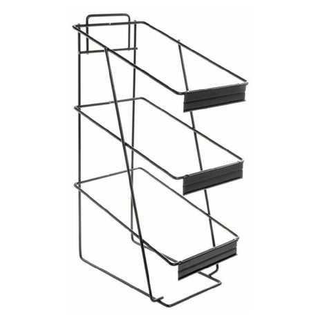 Hubert 62196 - Basket Display Stand, 3-tier, 7-1/2"L X 12-1/4"W X 20-1/2"H