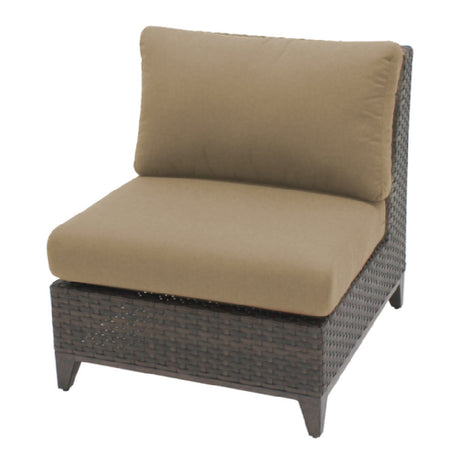 Plantation Prestige Commercial Furniture 8790200-025422 Savannah Middle Sofa Section Deep Seating With Sunbrella® Fabric Cushions