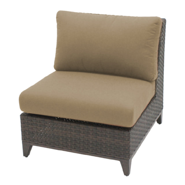 Plantation Prestige Commercial Furniture 8790200-025422 Savannah Middle Sofa Section Deep Seating With Sunbrella® Fabric Cushions