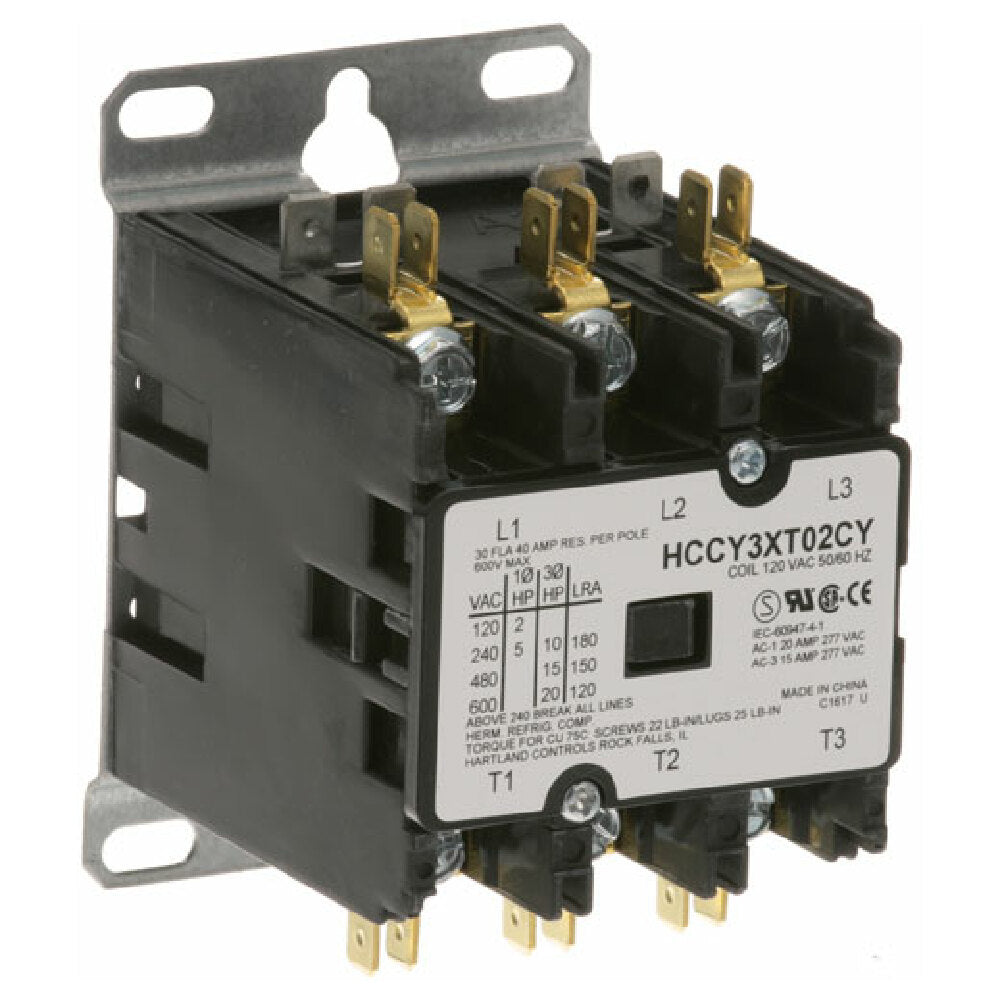 Vulcan Hart 411497-C3 Contactor 3p 30/40a 120v