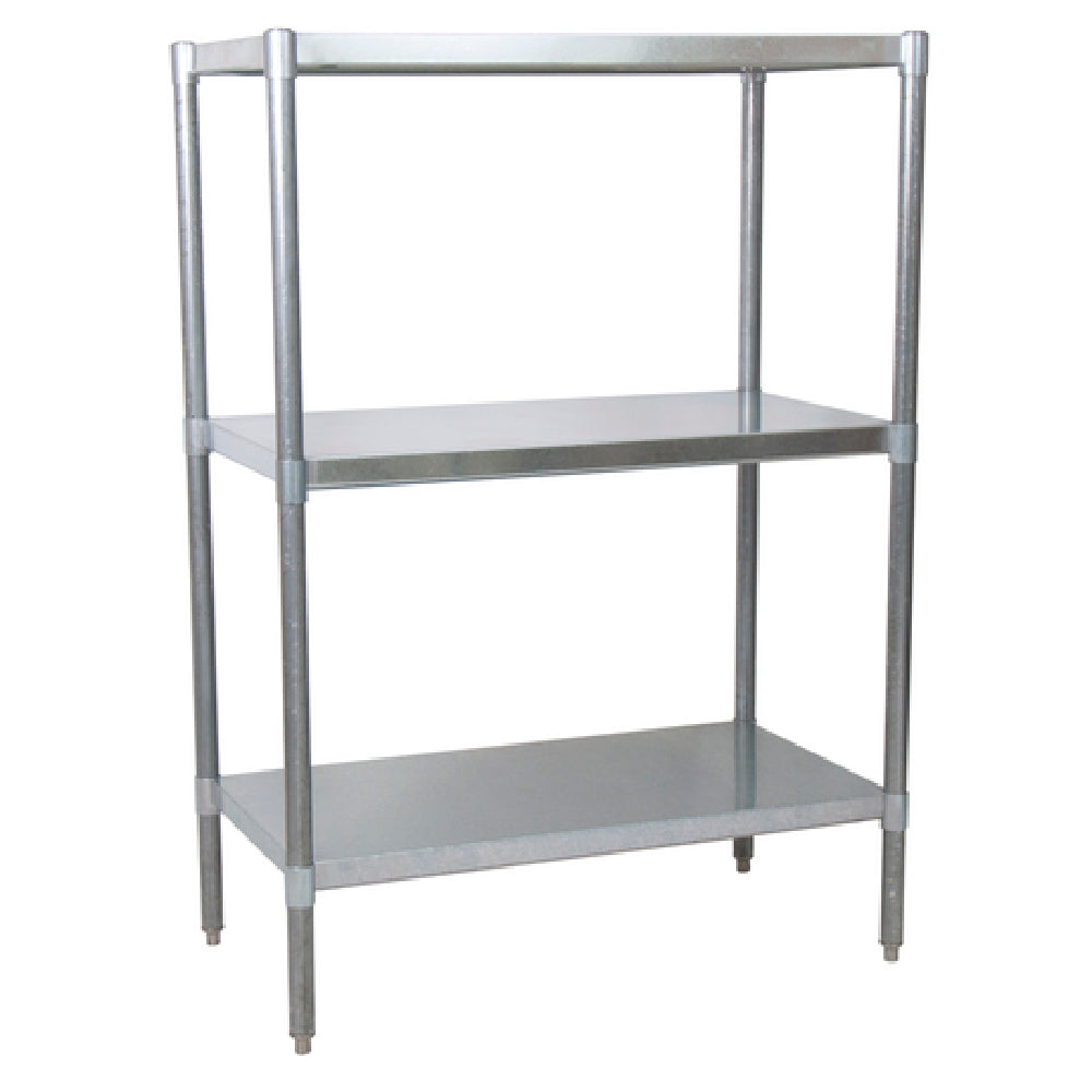 BK Resources SSU5-5524 Dry Storage Shelving Unit 55"W X 24"D X 60"H (3) Adjustable Shelves