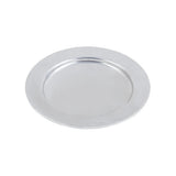 Bon Chef 1042PWHT Contemporary Salad Plate 8" Aluminum With Ceramic-look Coating