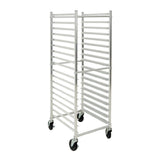 Hubert 54544 - HUBERT® Aluminum 18 Pan End Load Bun Pan Rack - 26 1/2"L X 20 1/4"W X 63"H