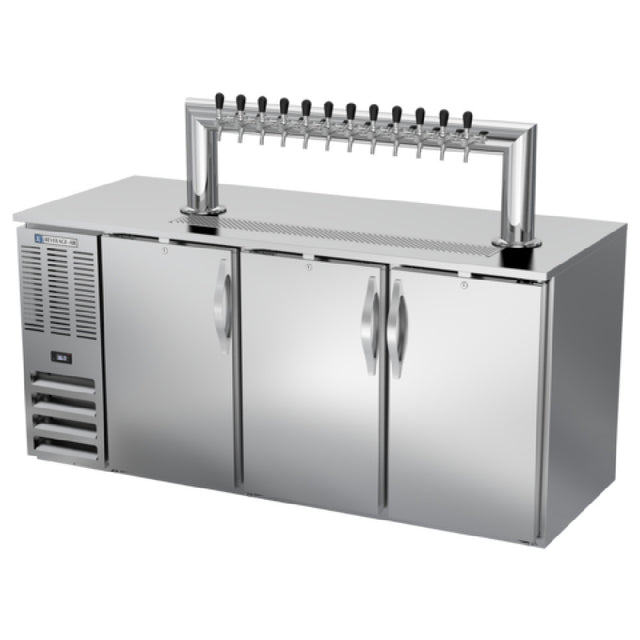 Beverage Air DD78HC-S-12T - Direct Draw Dispenser, 78"W X 30-3/8"D X 49-7/8"H, 33.59 Cu. Ft.