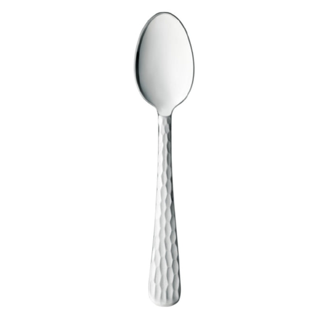 Libbey 794 007 (Formerly World Tableware) Demitasse Spoon 4-3/8" Hammered Mirror Finish Handle