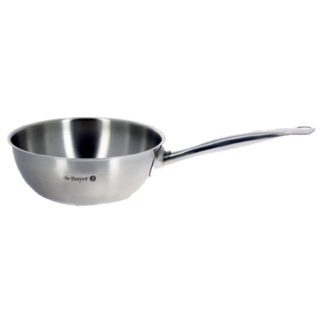 JB Prince S462 20 De Buyer Prim Appety Rounded Saute Pan 7.9"dia Stainless Steel